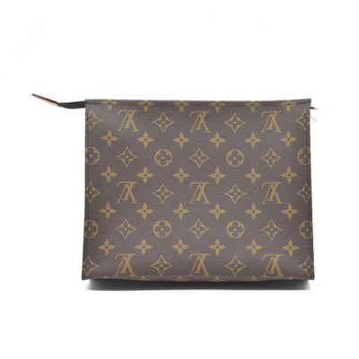 AUCTION $1200 Louis Vuitton  Monogram Toiletry Pouch 26 Pink