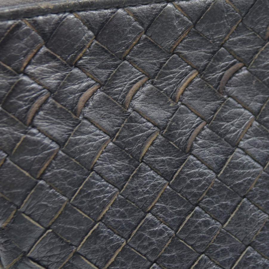 Bottega Veneta Nappa Intrecciato Wristlet Black