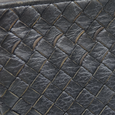 Bottega Veneta Nappa Intrecciato Wristlet Black