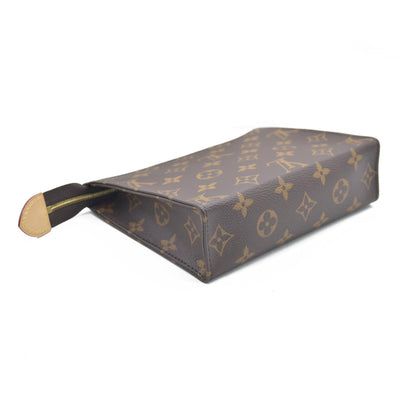 AUCTION $800 Louis Vuitton  Monogram Toiletry Pouch 19 Red