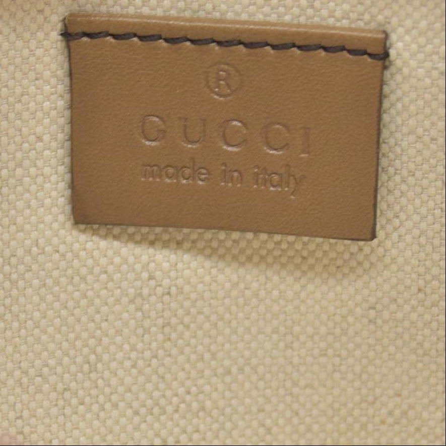 GUCCI Canvas Hand Tote Bag