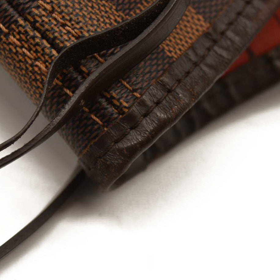 Louis Vuitton  Damier Ebene Neverfull MM With Pouch