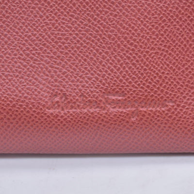 Salvatore Ferragamo Gancini Leather Chain Wristlet Pouch CONSIGNMENT