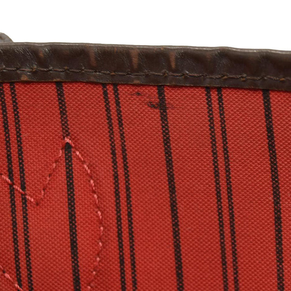 Louis Vuitton  Damier Ebene Neverfull MM With Pouch