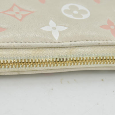 $1490 Louis Vuitton Tricolor Monogram Embossed Lambskin Zippy Wallet 10020060