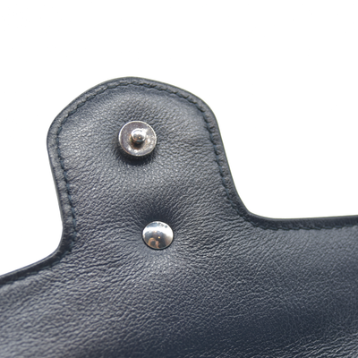 Gucci  Monogram Multicolor Matelasse Diagonal Super Mini GG Marmont Shoulder Bag Light Blue