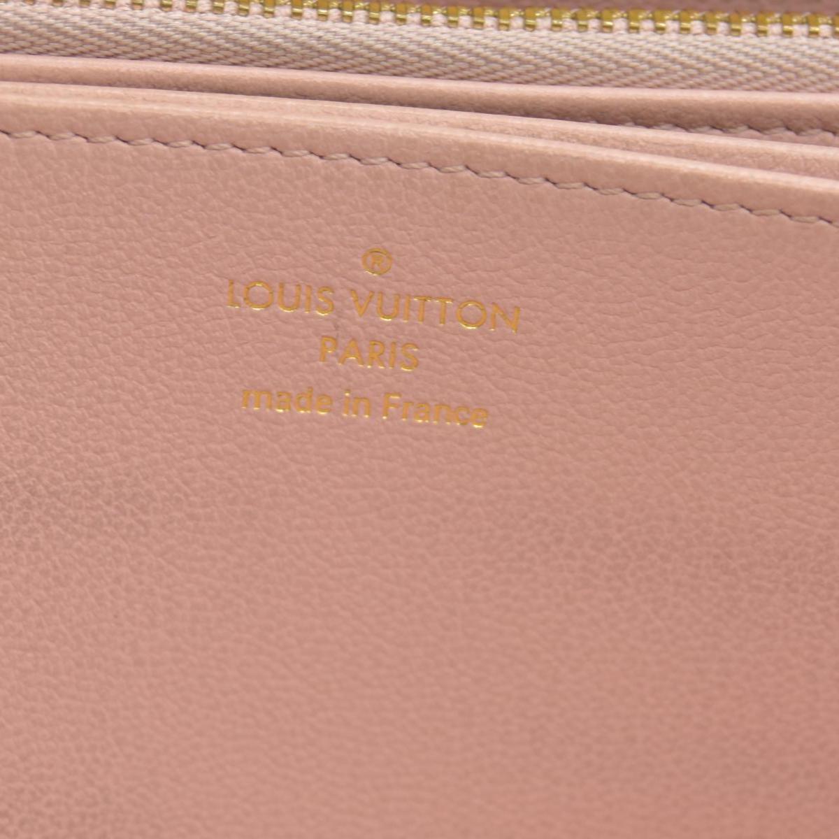 $1490 Louis Vuitton Tricolor Monogram Embossed Lambskin Zippy Wallet 10020060