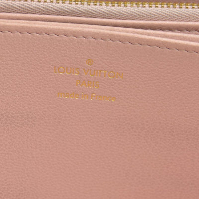 $1490 Louis Vuitton Tricolor Monogram Embossed Lambskin Zippy Wallet 10020060