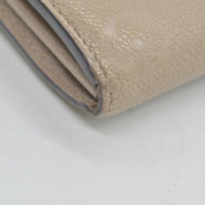 $1060 LOUIS VUITTON Portefeuille Sarah Monogram Empreinte Tourterelle Wallet
