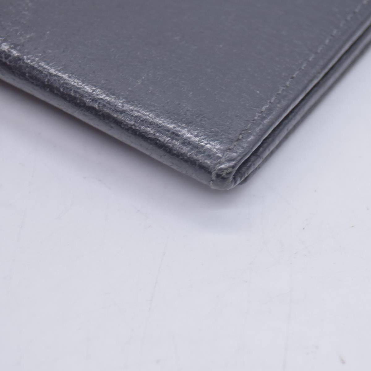 $490 Gucci Textured Calfskin Web Trifold Wallet Black CONSIGNMENT