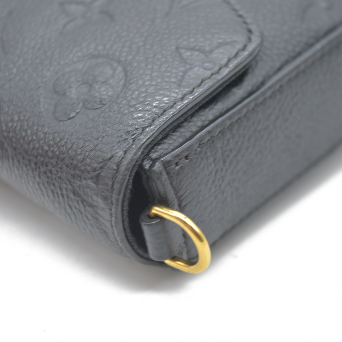 Louis Vuitton  Empreinte Pochette Felicie Chain Wallet Black