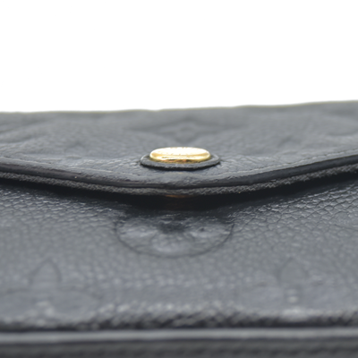 Louis Vuitton  Empreinte Pochette Felicie Chain Wallet Black
