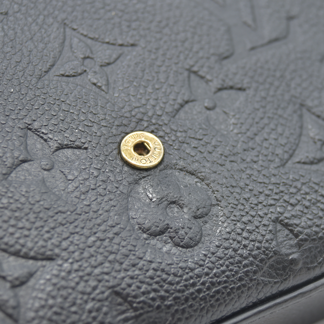 Louis Vuitton  Empreinte Pochette Felicie Chain Wallet Black