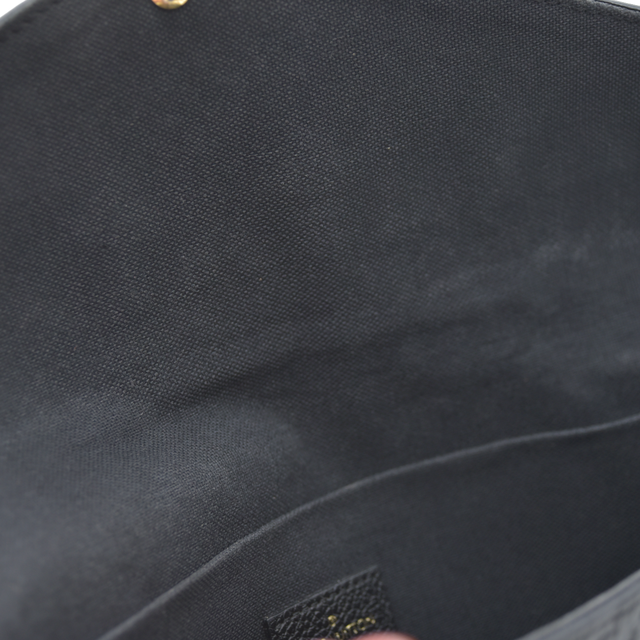 Louis Vuitton  Empreinte Pochette Felicie Chain Wallet Black