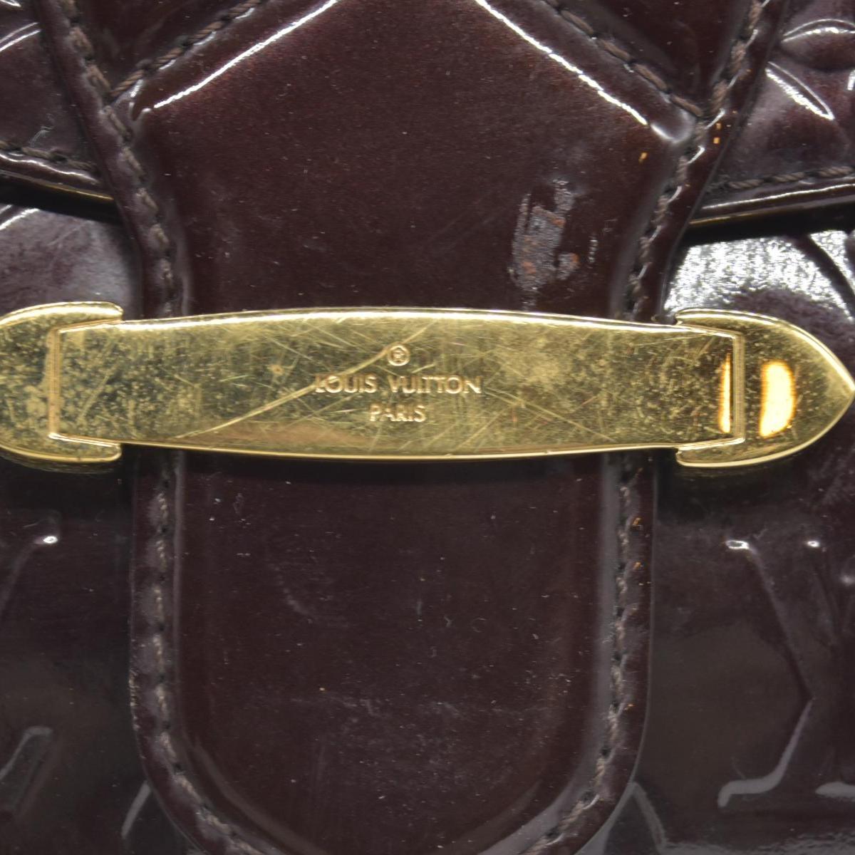 $1640 2011 LOUIS VUITTON Monogram Vernis Bellflower GM Amarante FL4111