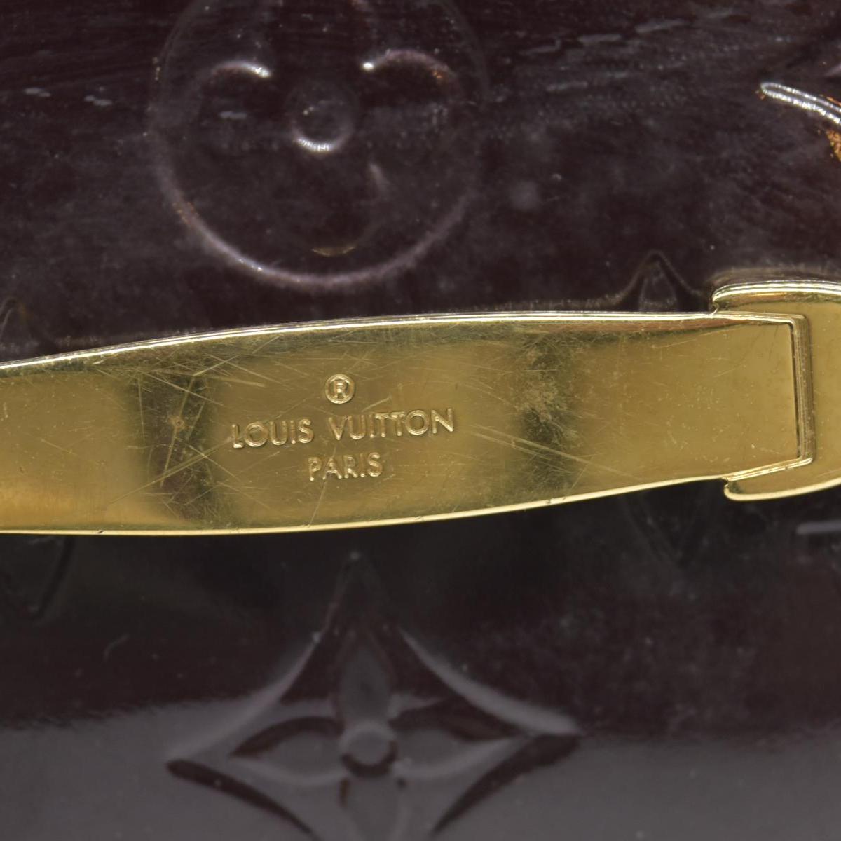 $1640 2011 LOUIS VUITTON Monogram Vernis Bellflower GM Amarante FL4111
