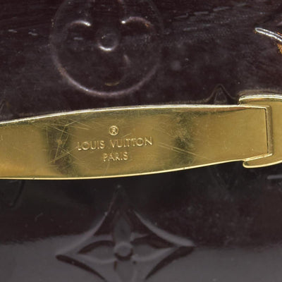 $1640 2011 LOUIS VUITTON Monogram Vernis Bellflower GM Amarante FL4111