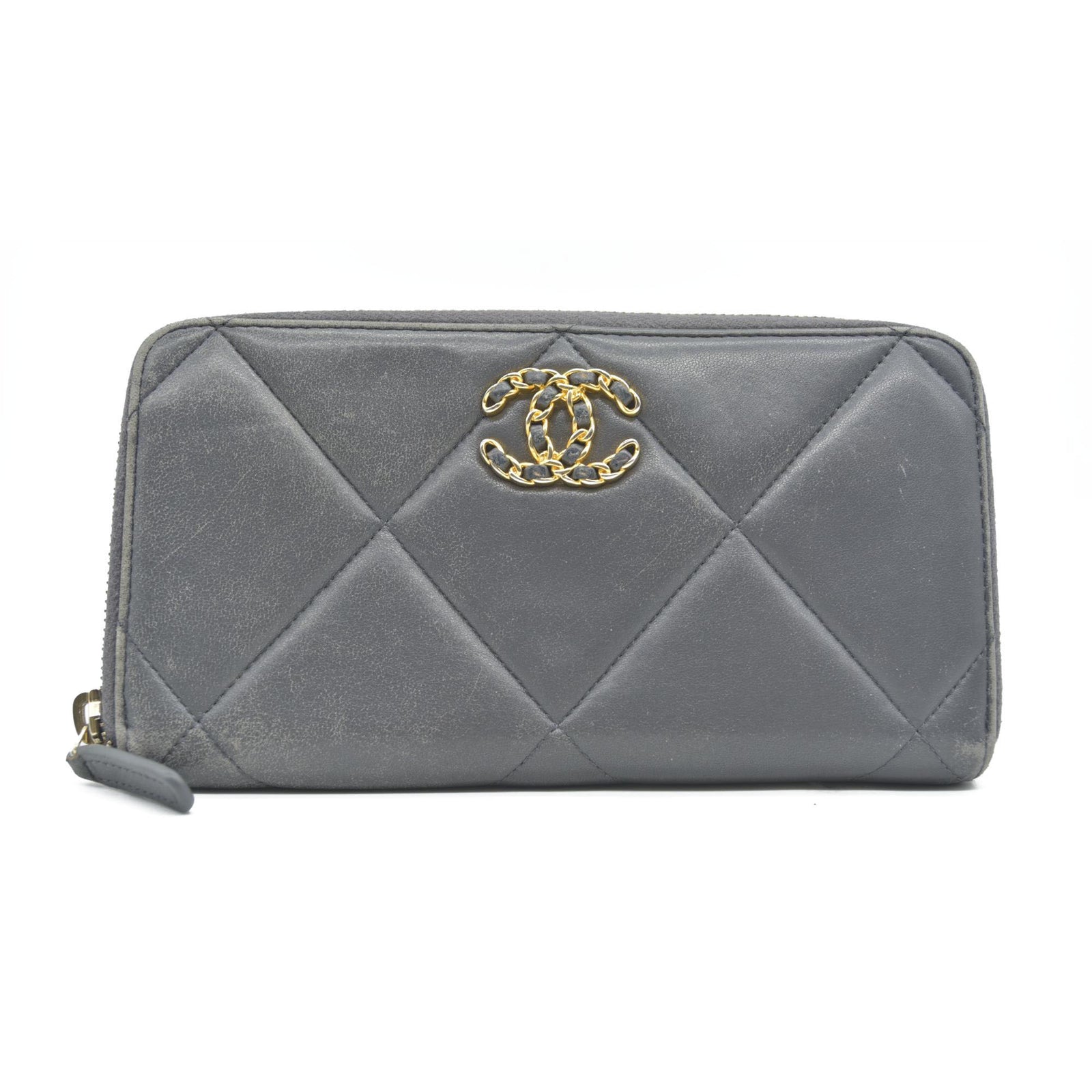 Chanel 2021 Interlocking CC Logo Continental Wallet