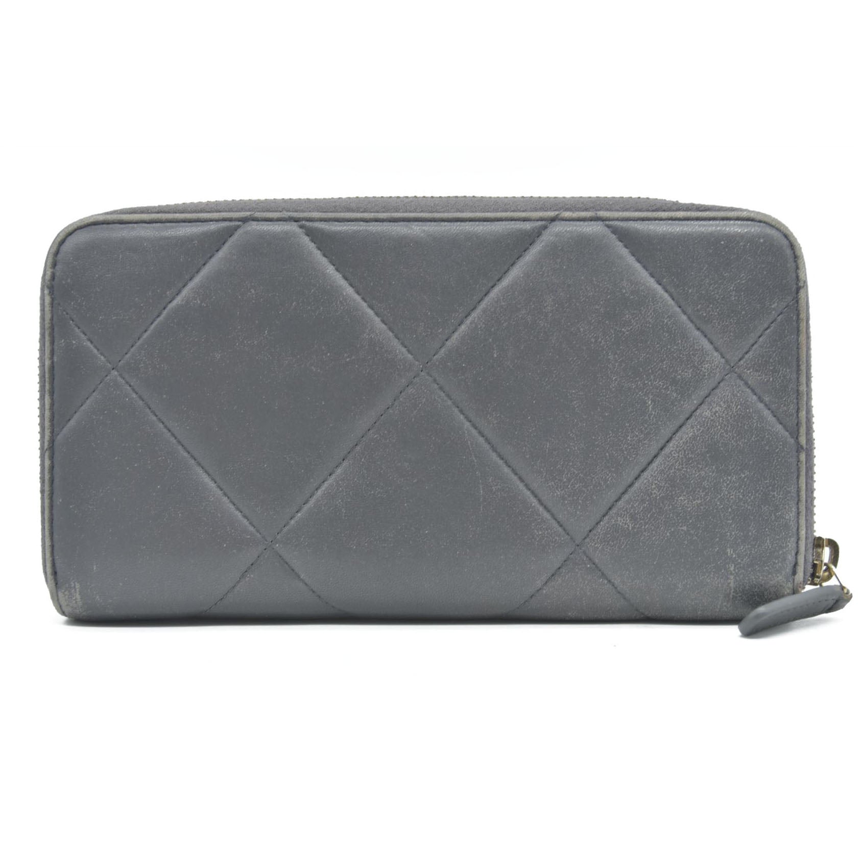 Chanel 2021 Interlocking CC Logo Continental Wallet