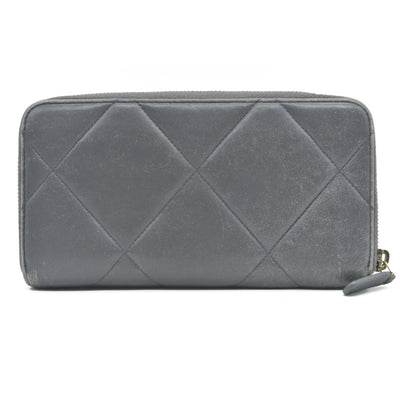 Chanel 2021 Interlocking CC Logo Continental Wallet