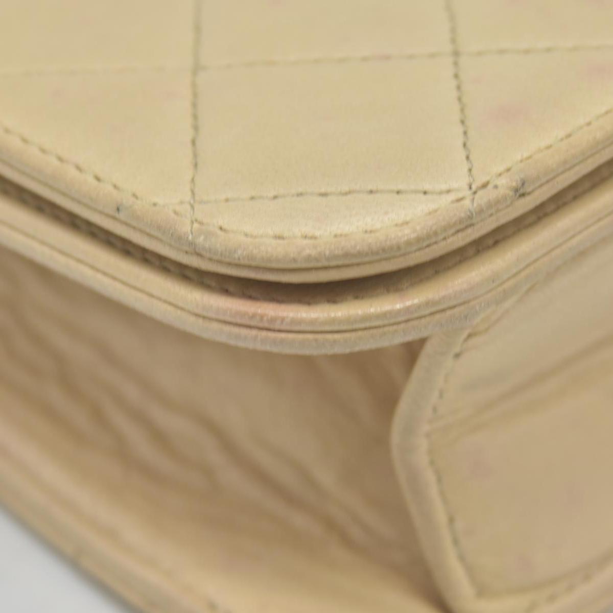 $3350 Chanel Timeless Classic Quilted Single Flap with 24K GHW Beige 10019185