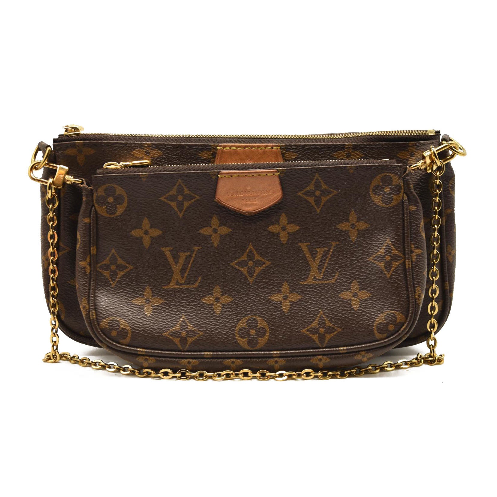 LOUIS VUITTON Monogram Multi Pochette Accessories Rose Clair