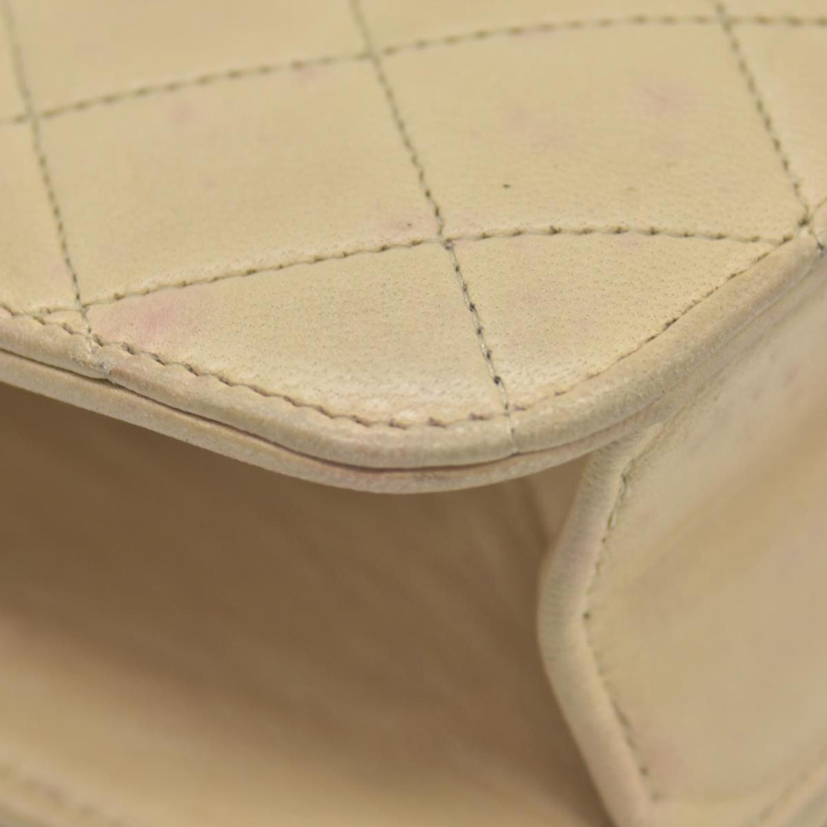 $3350 Chanel Timeless Classic Quilted Single Flap with 24K GHW Beige 10019185