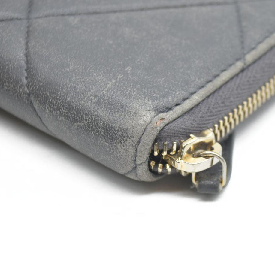 Chanel 2021 Interlocking CC Logo Continental Wallet