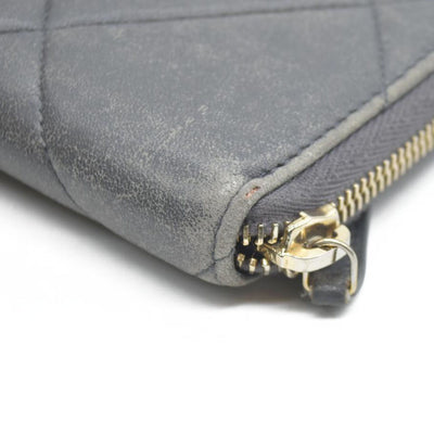 Chanel 2021 Interlocking CC Logo Continental Wallet