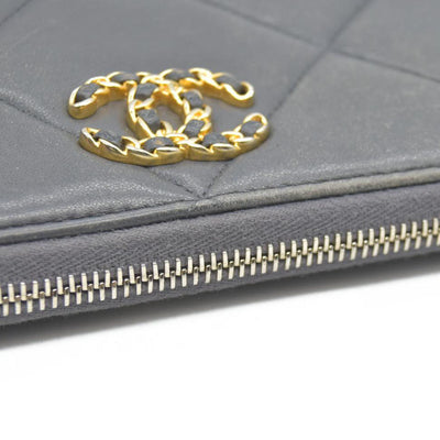 Chanel 2021 Interlocking CC Logo Continental Wallet