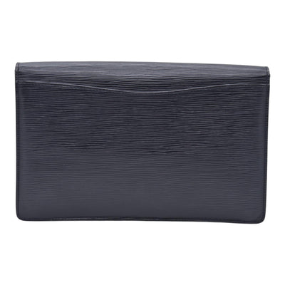 $780 1990 LOUIS VUITTON Epi Art-Deco Pochette Clutch Bag Noir Black V.I. 1920 CONSIGNMENT 10021630