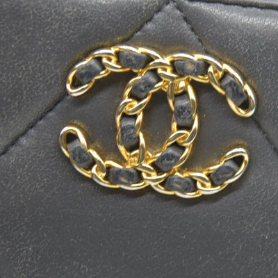 Chanel 2021 Interlocking CC Logo Continental Wallet