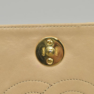 $3350 Chanel Timeless Classic Quilted Single Flap with 24K GHW Beige 10019185