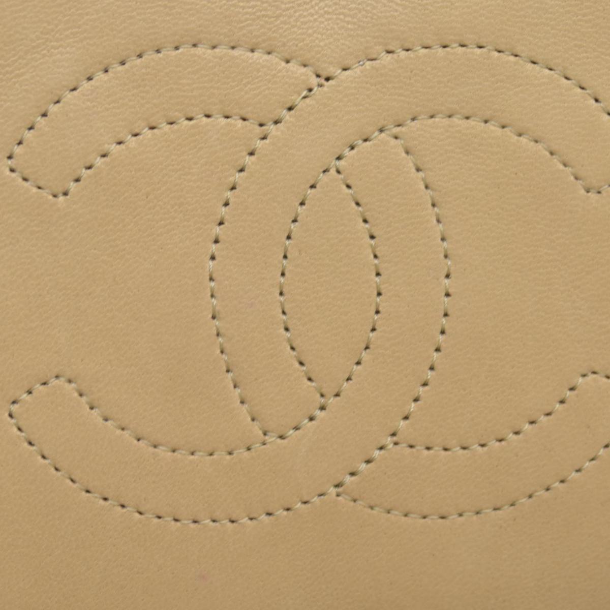 $3350 Chanel Timeless Classic Quilted Single Flap with 24K GHW Beige 10019185