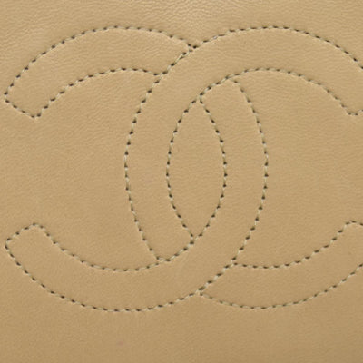$3350 Chanel Timeless Classic Quilted Single Flap with 24K GHW Beige 10019185