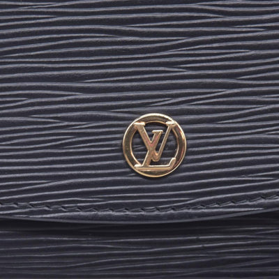 $780 1990 LOUIS VUITTON Epi Art-Deco Pochette Clutch Bag Noir Black V.I. 1920 CONSIGNMENT 10021630