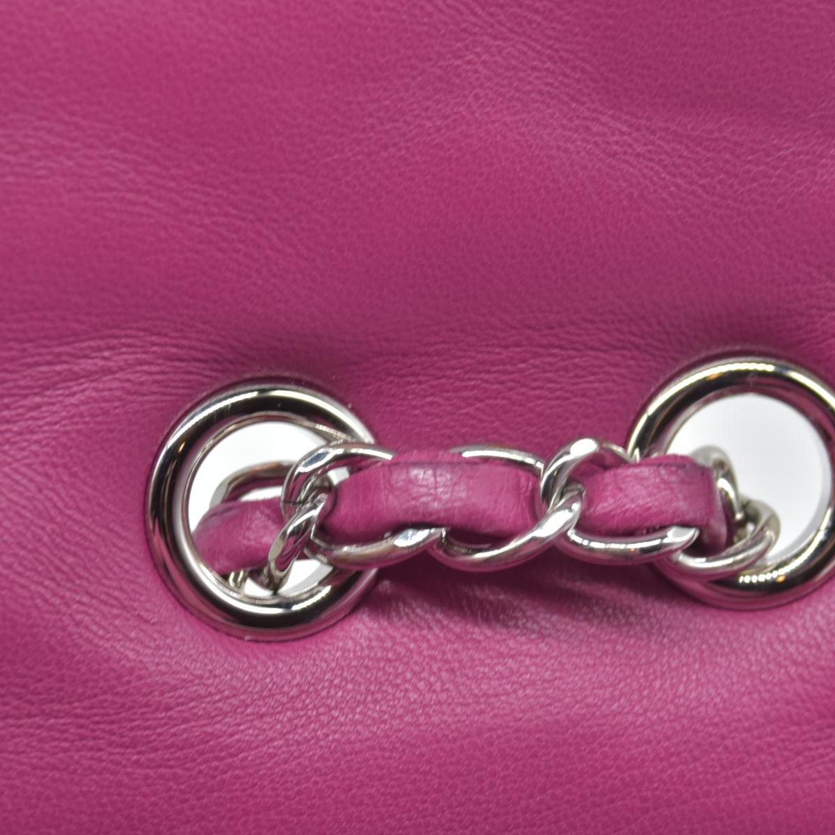 Chanel CC Quilted Patent Leather Crossbody Bag