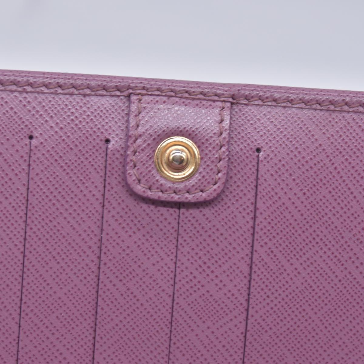 $650 SALVATORE FERRAGAMO Vara Bow Saffiano Leather Chain Flap Wallet Crossbody Pink CONSIGNMENT 10021563