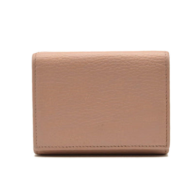GUCCI Dollar Calfskin GG Marmont Wallet Perfect Pink