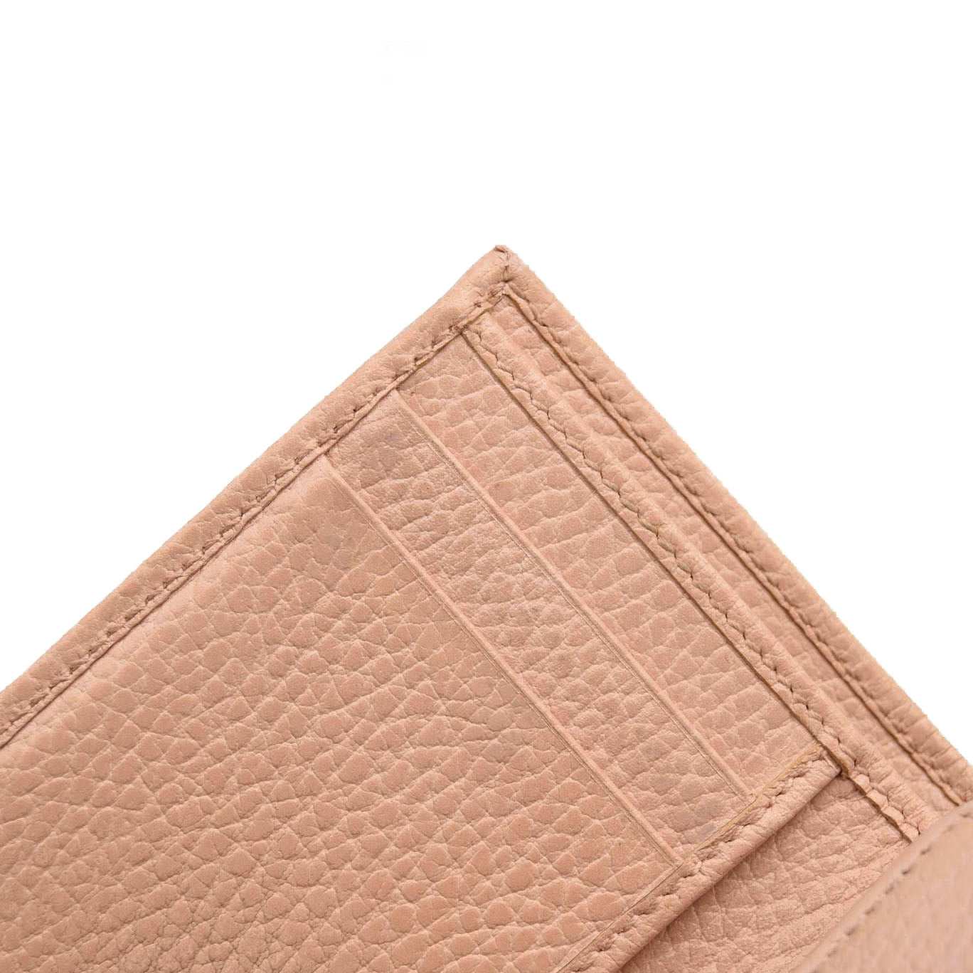 GUCCI Dollar Calfskin GG Marmont Wallet Perfect Pink