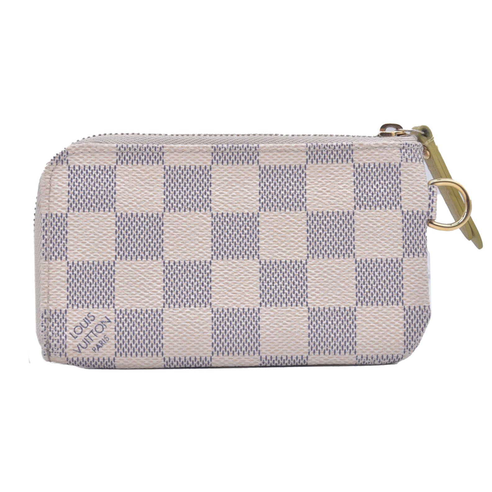 Louis Vuitton Damier Azur Articles de Voyage Key Pouch Cles CONSIGNMENT