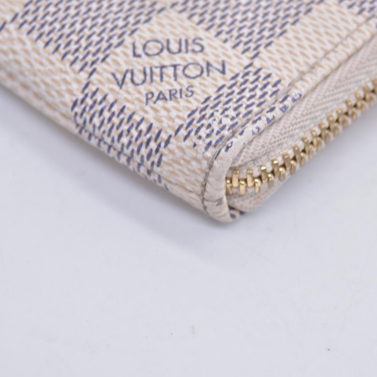 Louis Vuitton Damier Azur Articles de Voyage Key Pouch Cles CONSIGNMENT