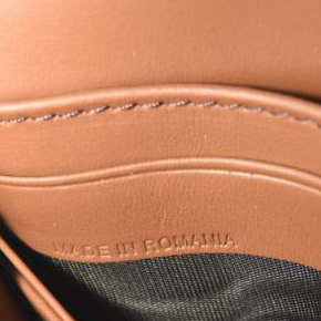 NEW BURBERRY Derby Calfskin House Check Mini Hampshire Crossbody Tan