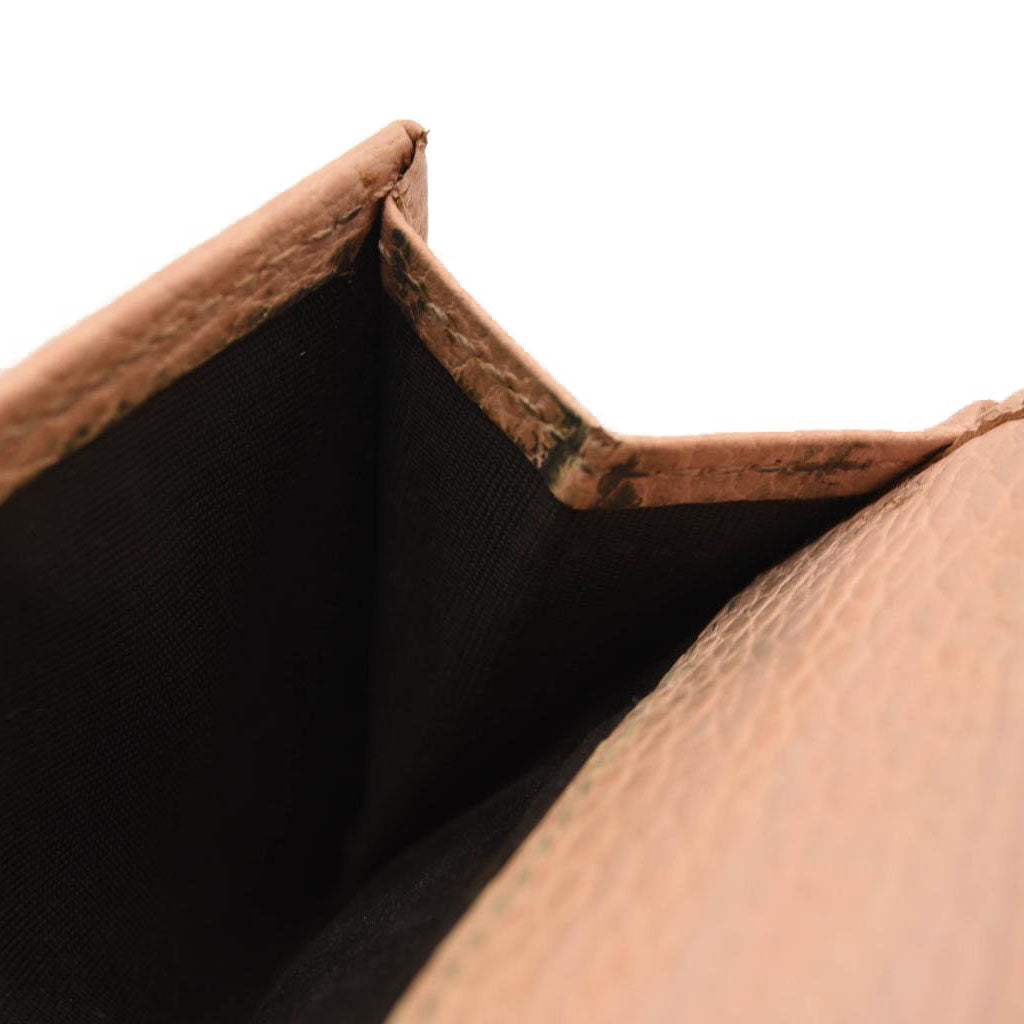 GUCCI Dollar Calfskin GG Marmont Wallet Perfect Pink