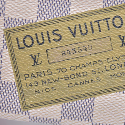 Louis Vuitton Damier Azur Articles de Voyage Key Pouch Cles CONSIGNMENT