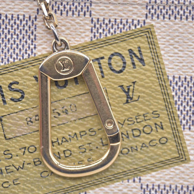 Louis Vuitton Damier Azur Articles de Voyage Key Pouch Cles CONSIGNMENT