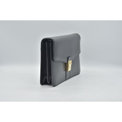 $700 Salvatore Ferragamo  Gancini Clutch CONSIGNMENT