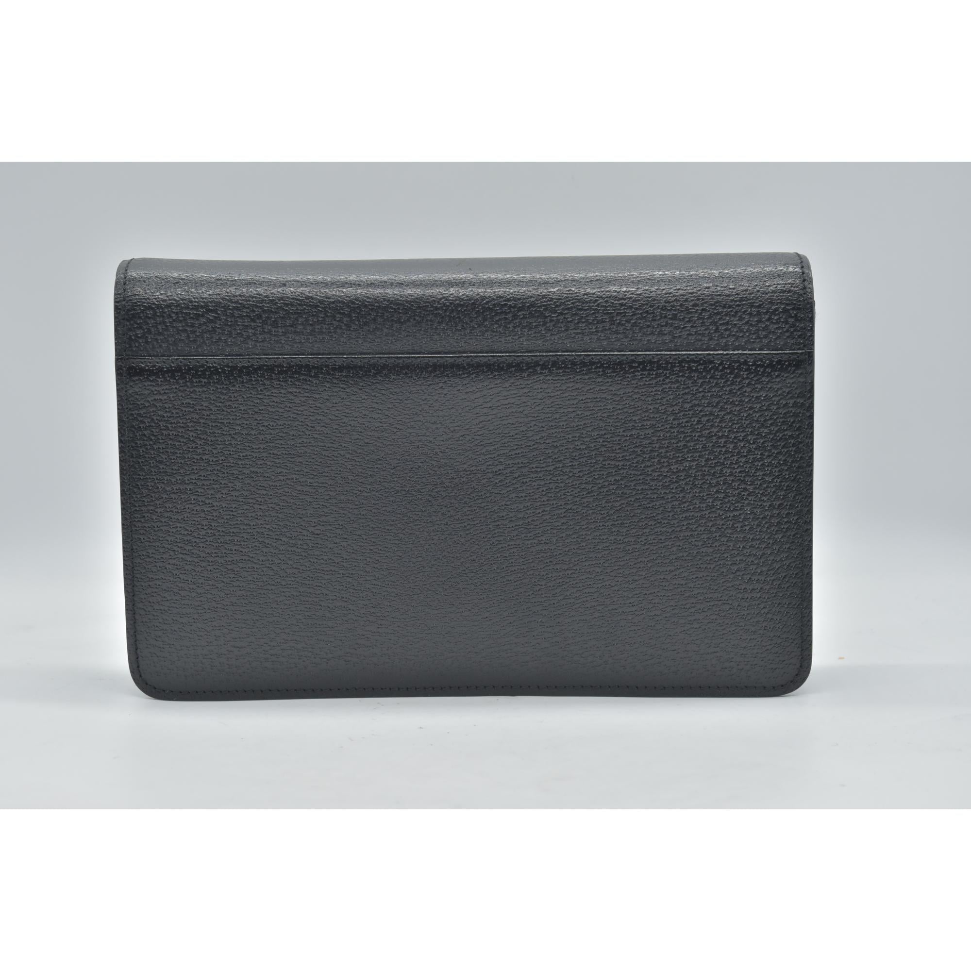 $700 Salvatore Ferragamo  Gancini Clutch CONSIGNMENT