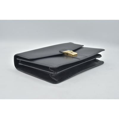 $700 Salvatore Ferragamo  Gancini Clutch CONSIGNMENT