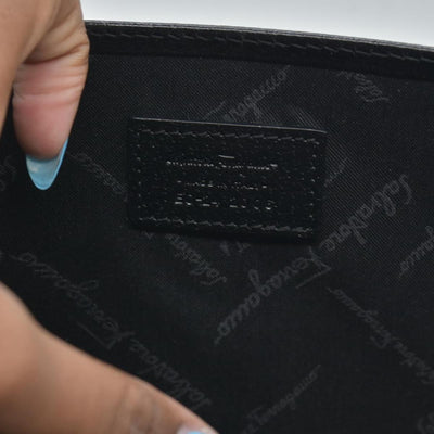 $700 Salvatore Ferragamo  Gancini Clutch CONSIGNMENT